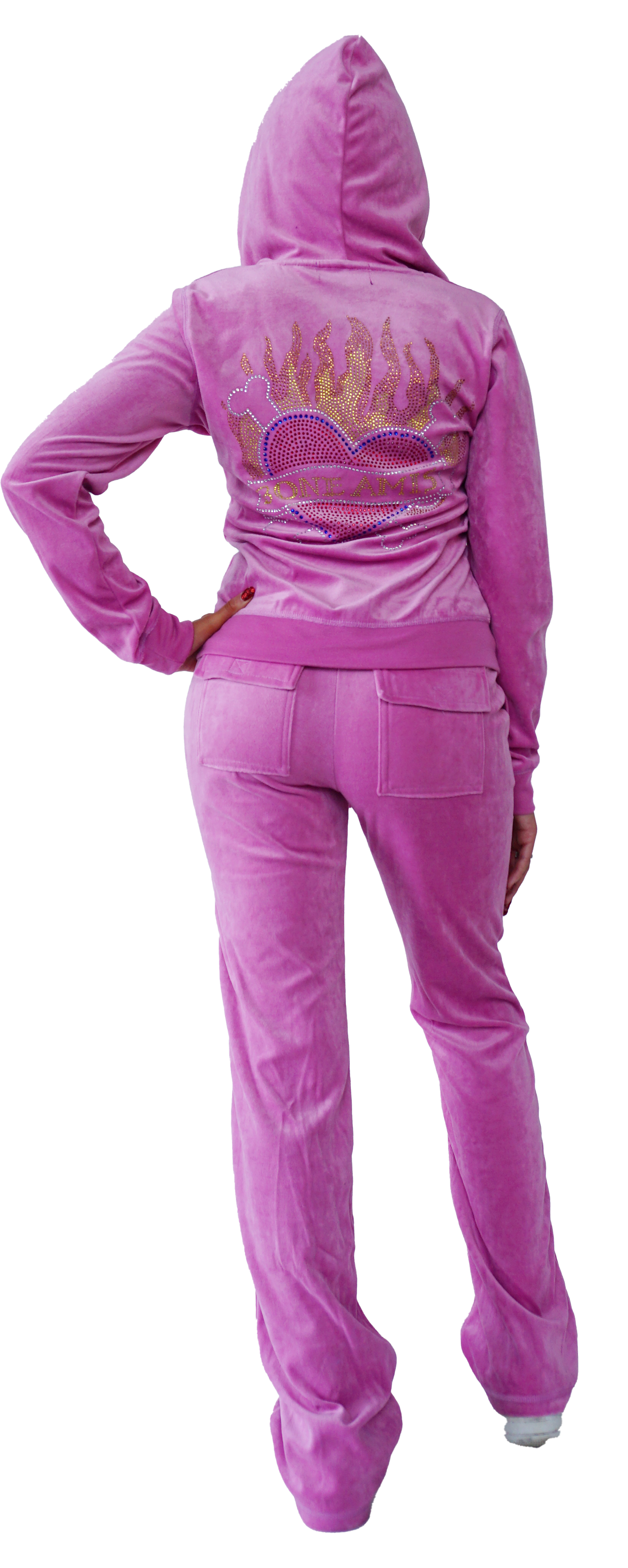 The BONE AMIS Tracksuit- Pink