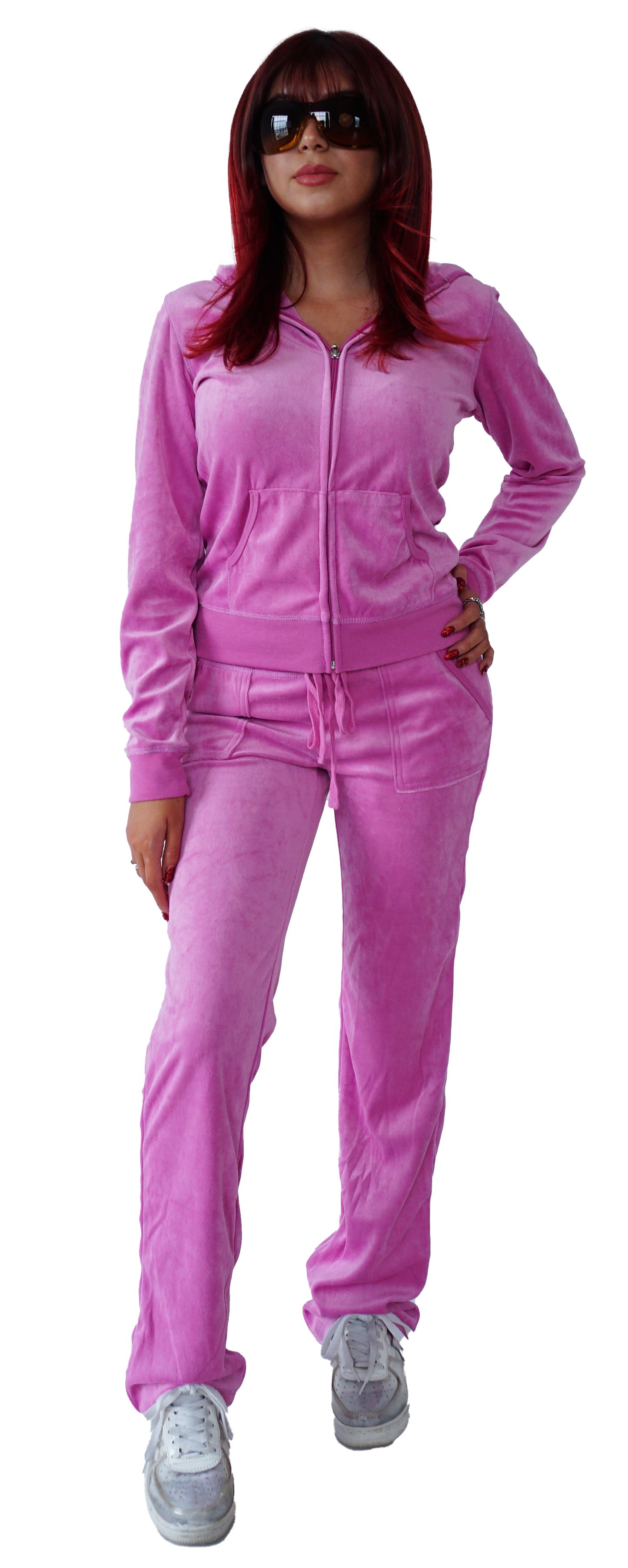 The BONE AMIS Tracksuit- Pink