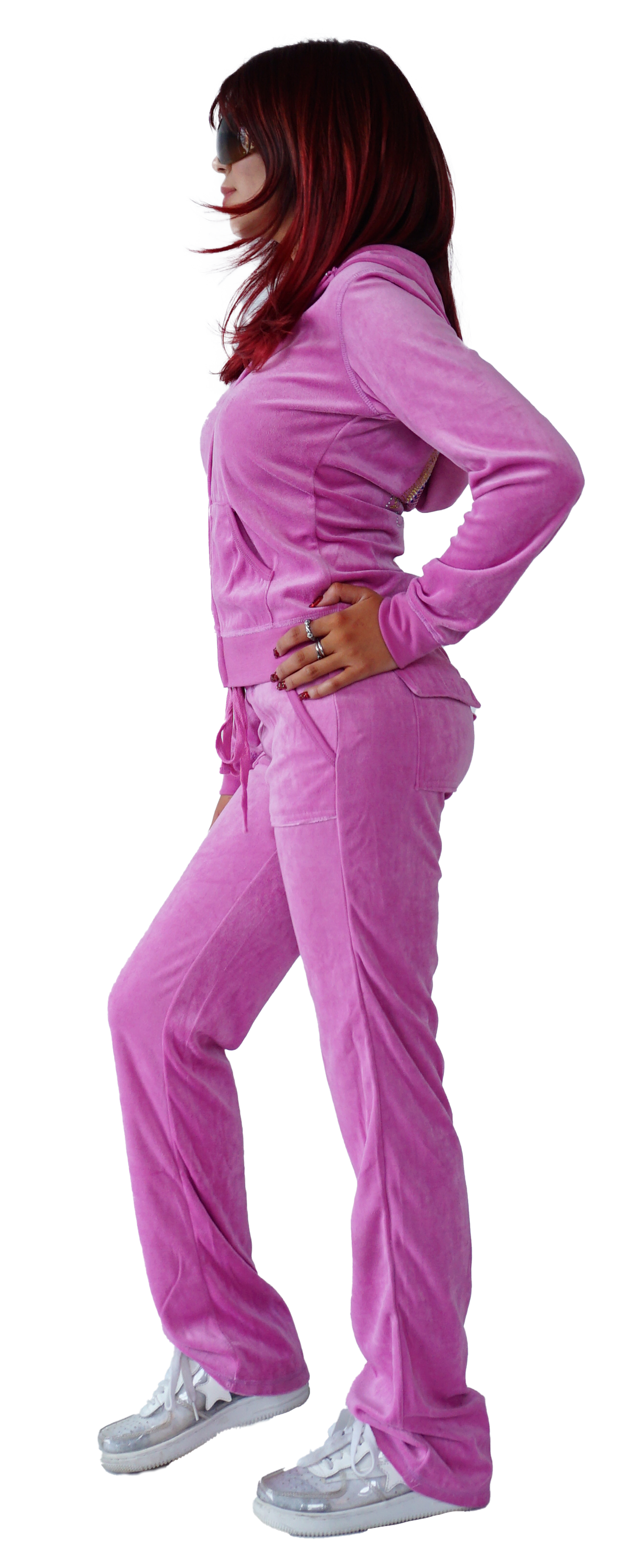 The BONE AMIS Tracksuit- Pink